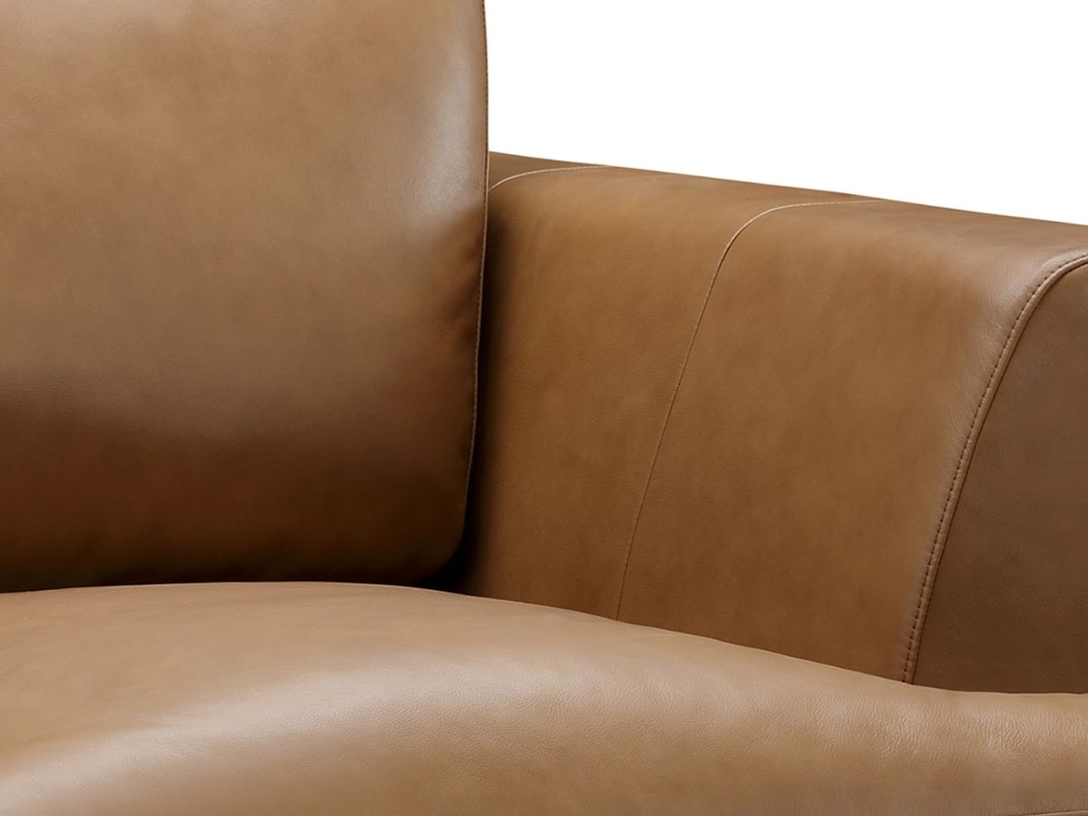 Lisbon Leather Armchair - Camel