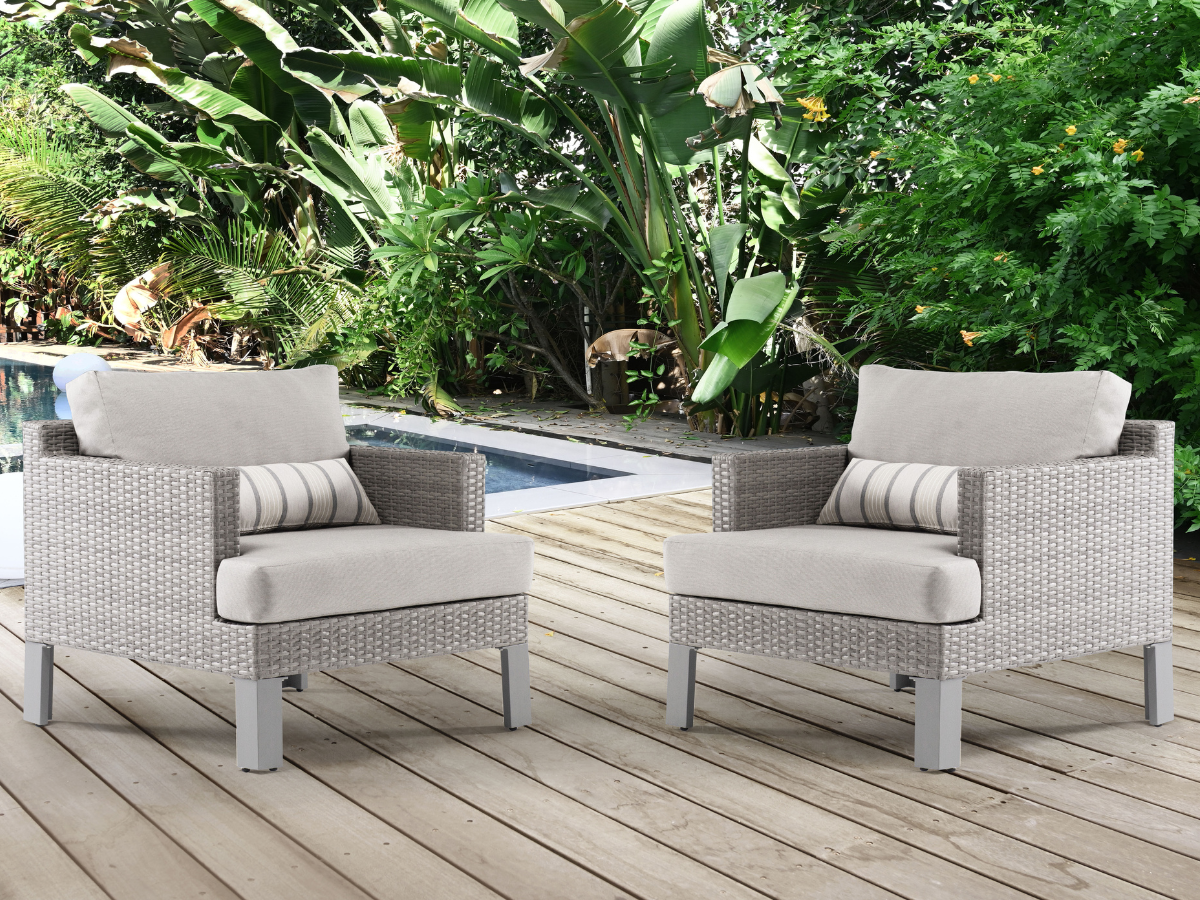 Montecito® Outdoor Patio Chair with Sunbrella Fabric (Set Of 2)
