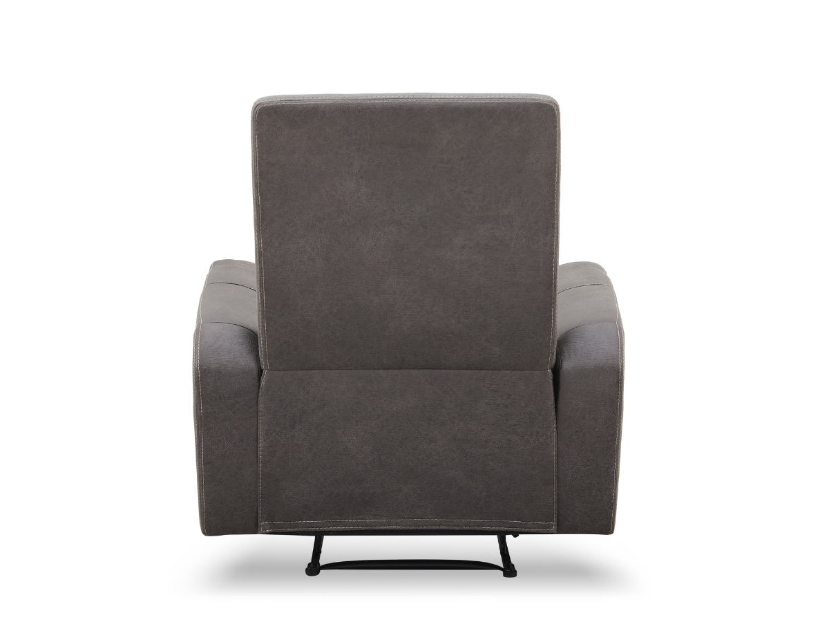 Bentley Fabric Manual Recliner - Gray