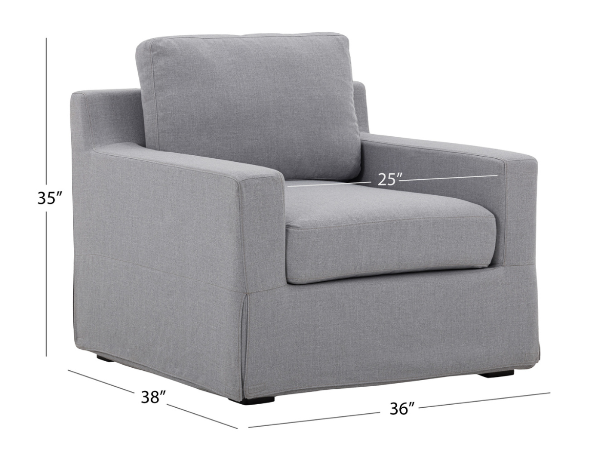 Rosalina 2-pc Fabric Slipcover Sofa and Chair Collection