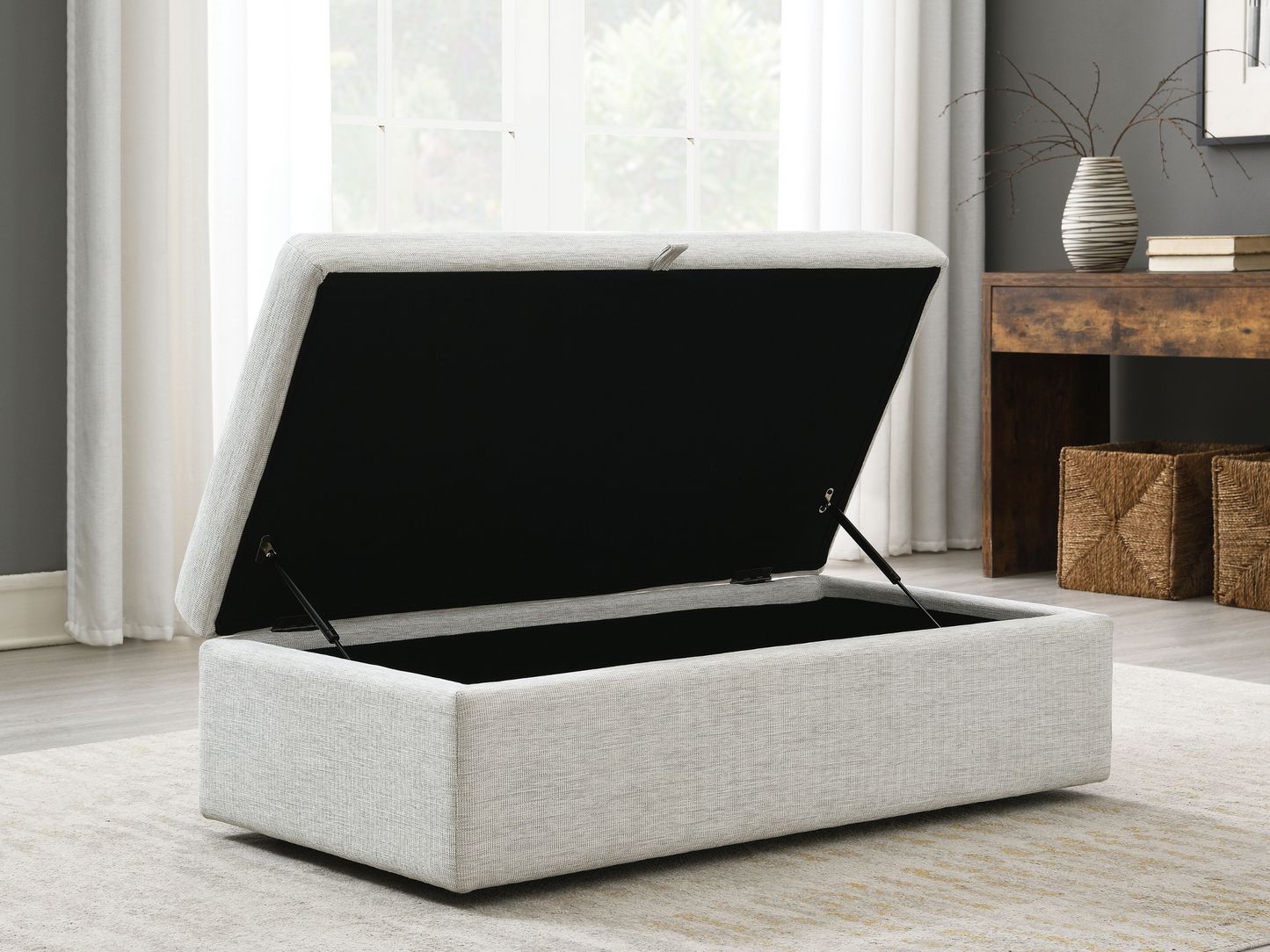 Winona Rectangle Storage Ottoman