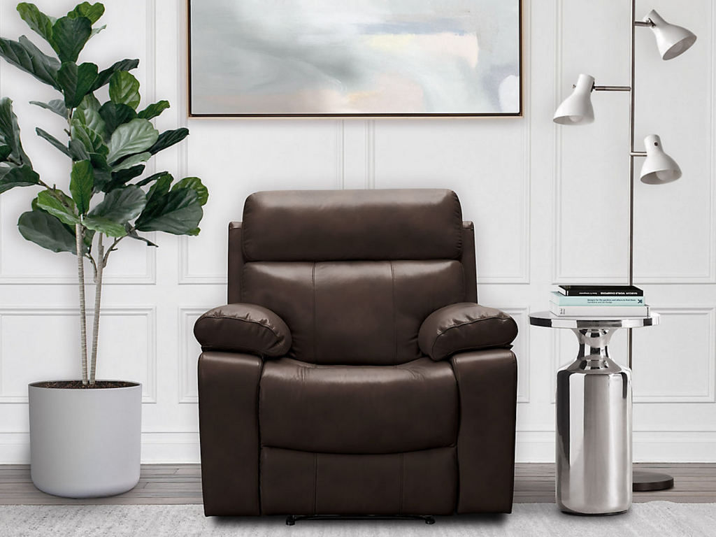 Abbyson living deals resnick leather recliner