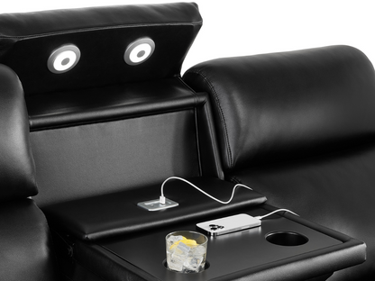 Maxwell Modular Theatre Sofa - Black