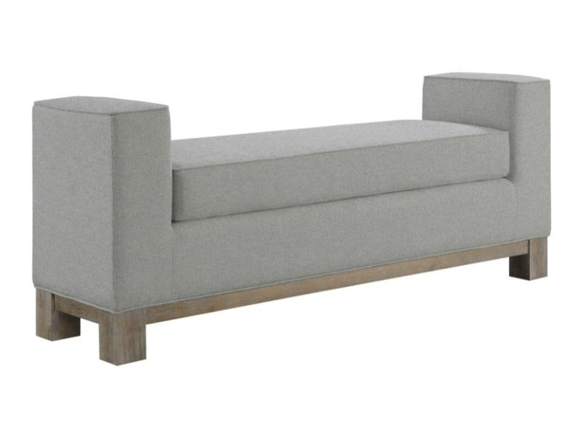 Eleanor Bench - Gray - Queen