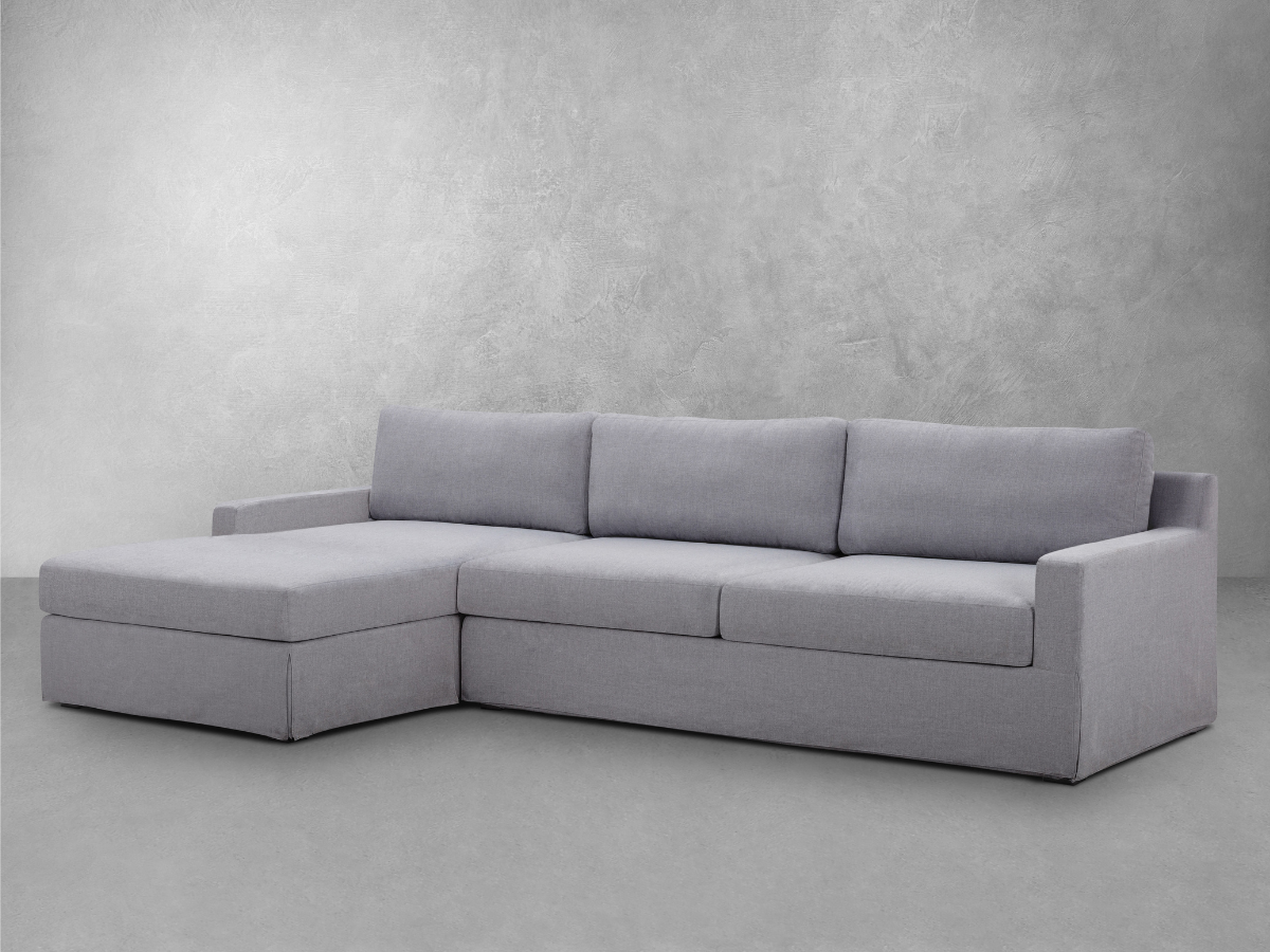 Rosalina 2-pc Fabric Slipcover Sectional