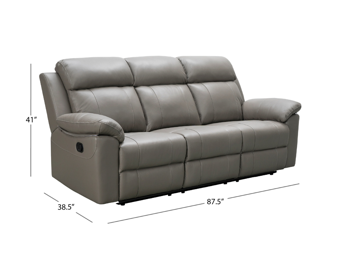 Braylen Top Grain Leather Reclining Sofa And Loveseat Set