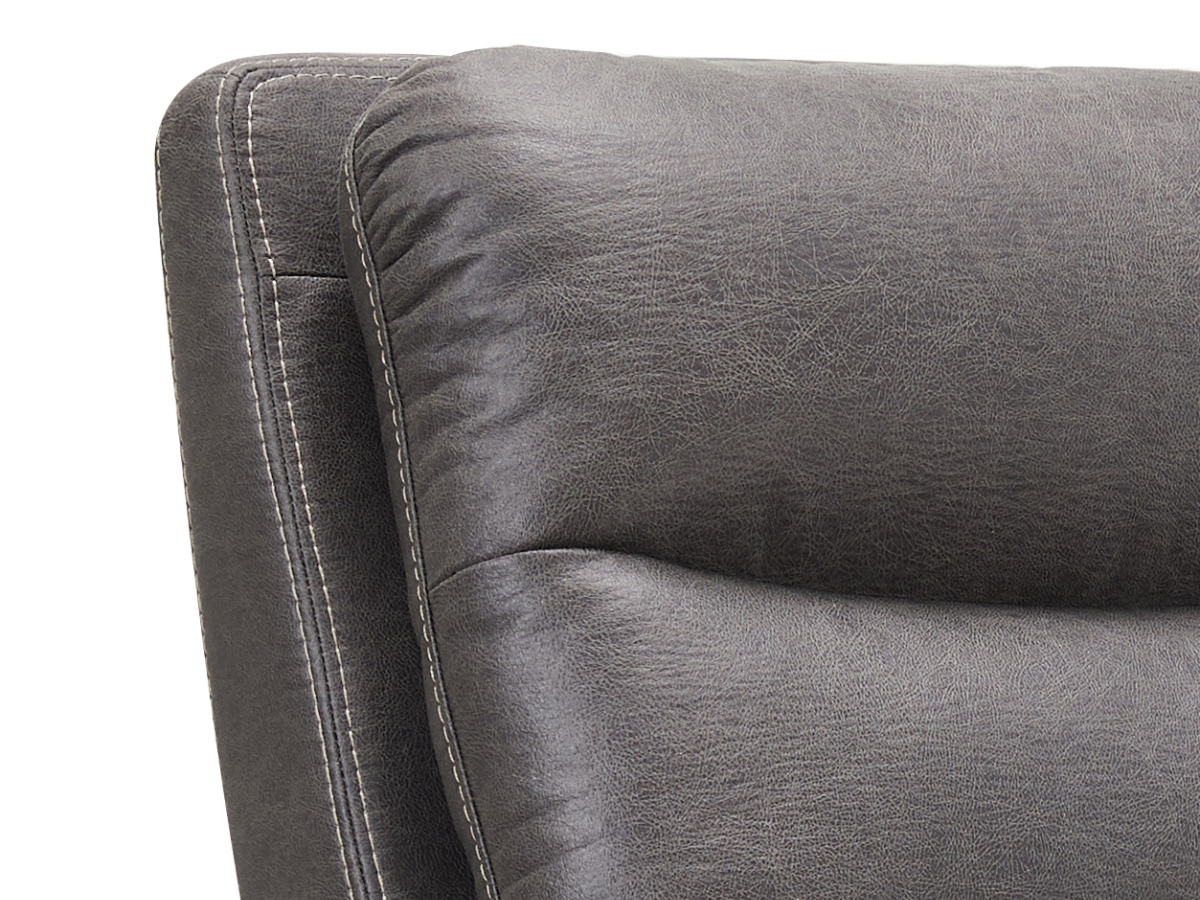 Bentley Fabric Manual Reclining Loveseat - Gray