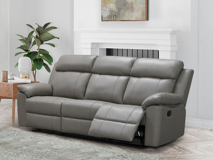 Braylen Top Grain Leather Reclining Sofa Set