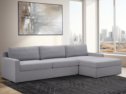 Rosalina 2-pc Fabric Slipcover Sectional