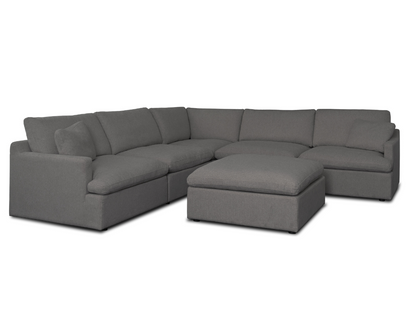 Capri Feather and Down 6-pc Modular Sectional