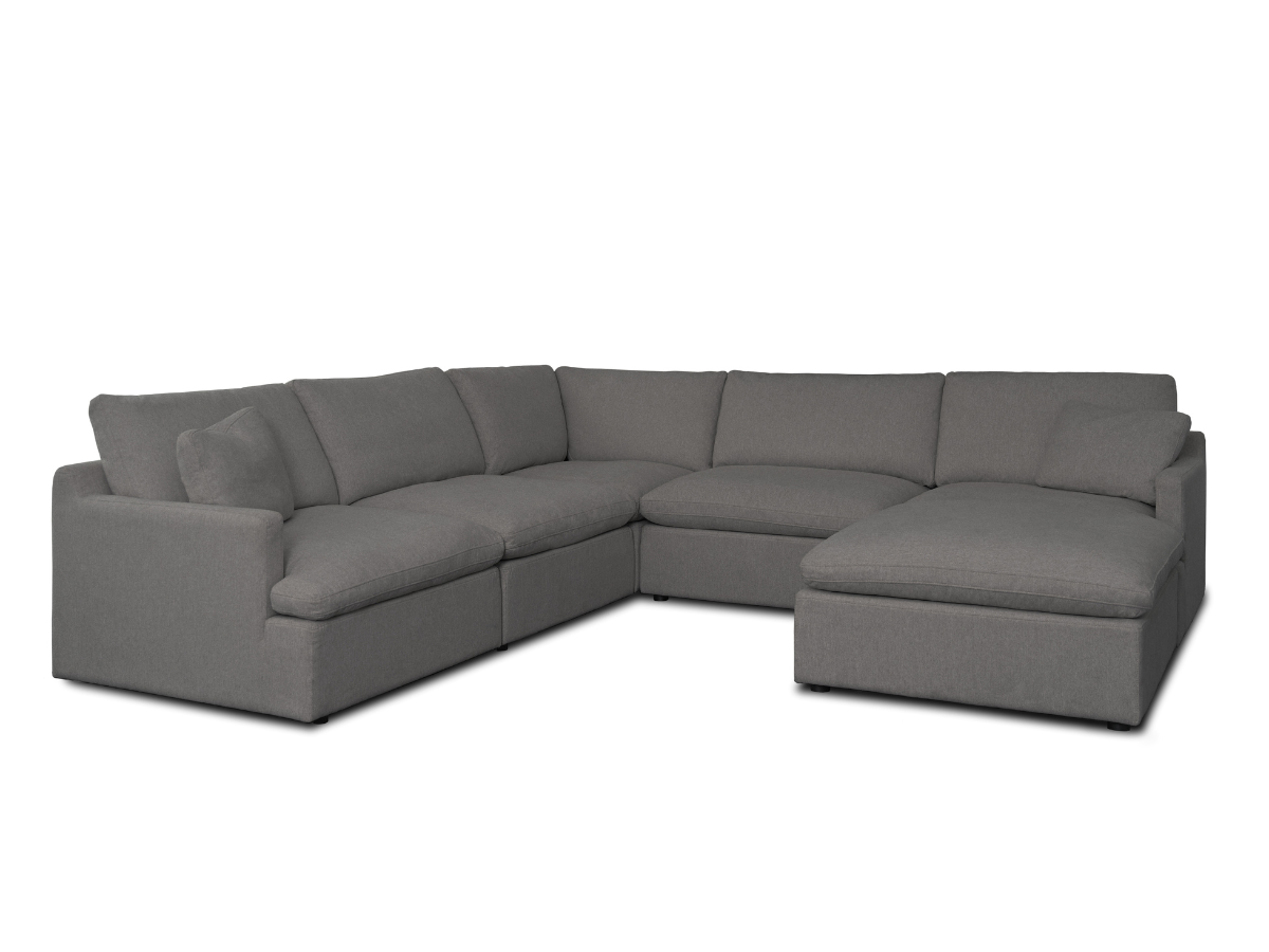 Capri Feather and Down 6-pc Modular Sectional