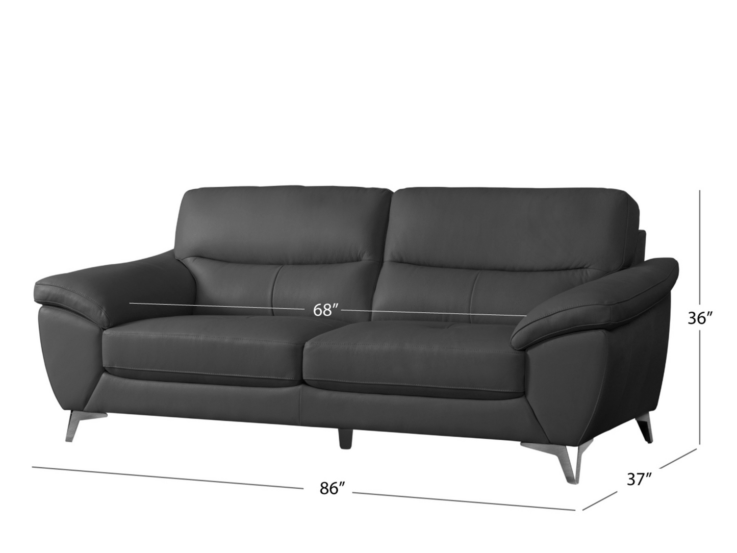 Cadence Top Grain Leather Sofa