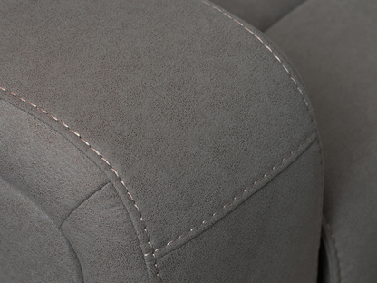 Margaret Fabric Manual Recliner - Gray