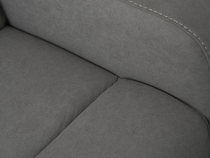 Margaret Fabric Manual Recliner - Gray