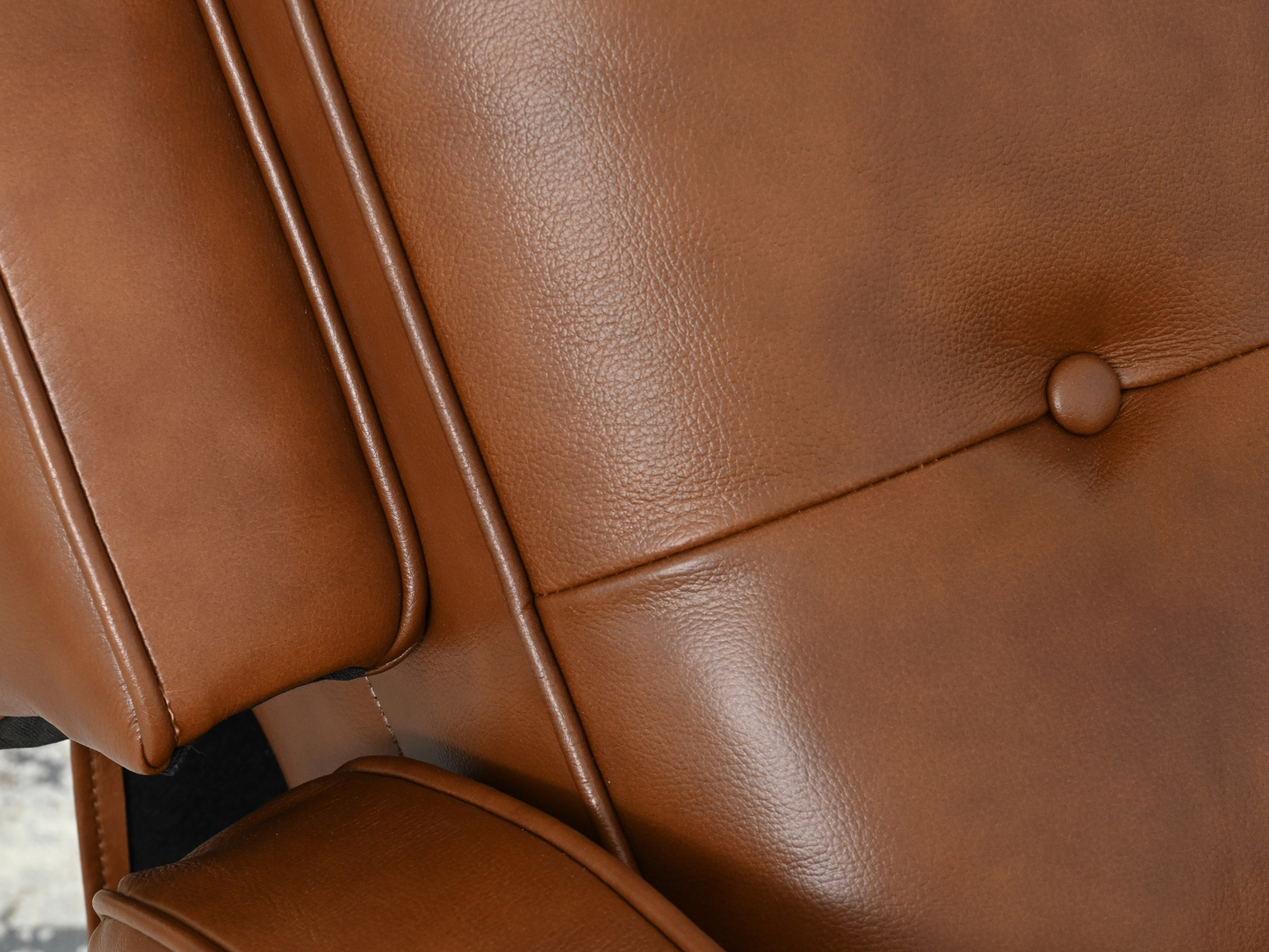 Holloway Mid-Century Leather Recliner