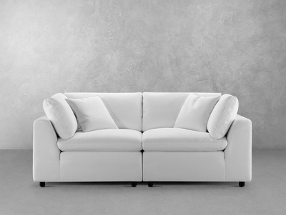 JoJo Fletcher Luxe Feather and Down 2-pc Loveseat