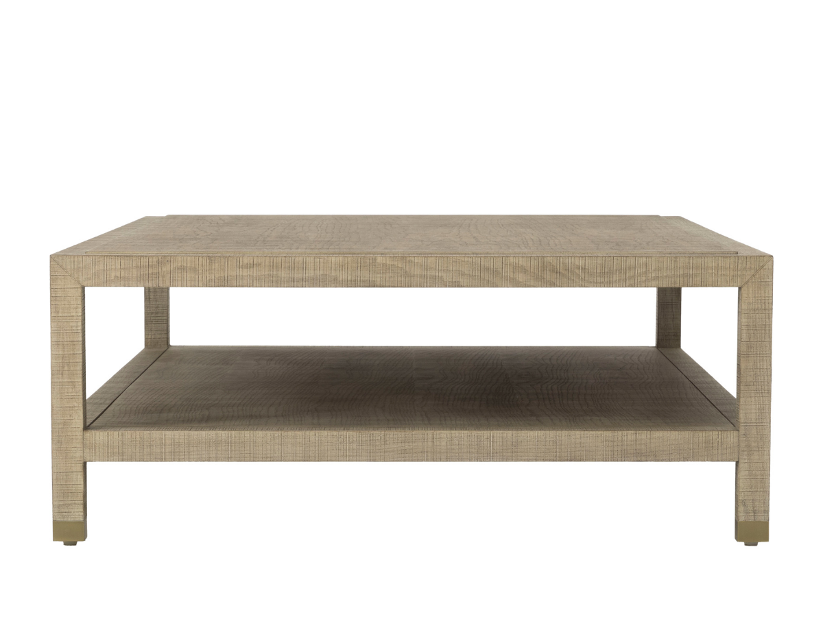 Bacara Modern Classic Wood Brushed Coffee Table 60'