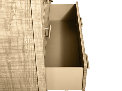 Bacara Modern Classic Wood Brushed 5-Drawer Chest 42' - Natural