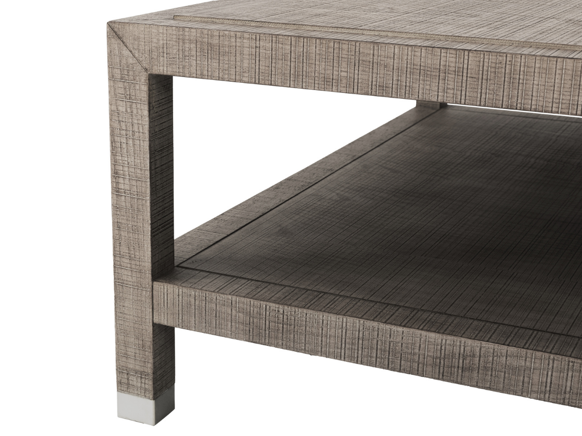 Bacara Modern Classic Wood Brushed Coffee Table 60'