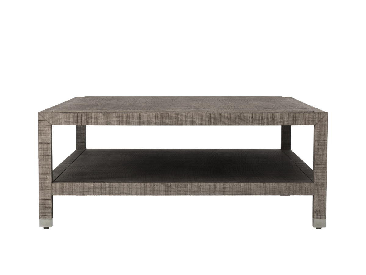 Bacara Modern Classic Wood Brushed Coffee Table 60'