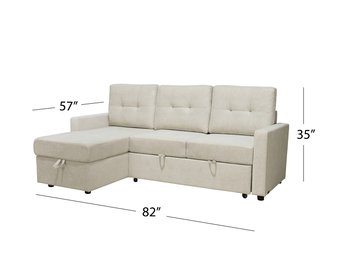 Kylie Storage Sofa Bed Reversible Sectional