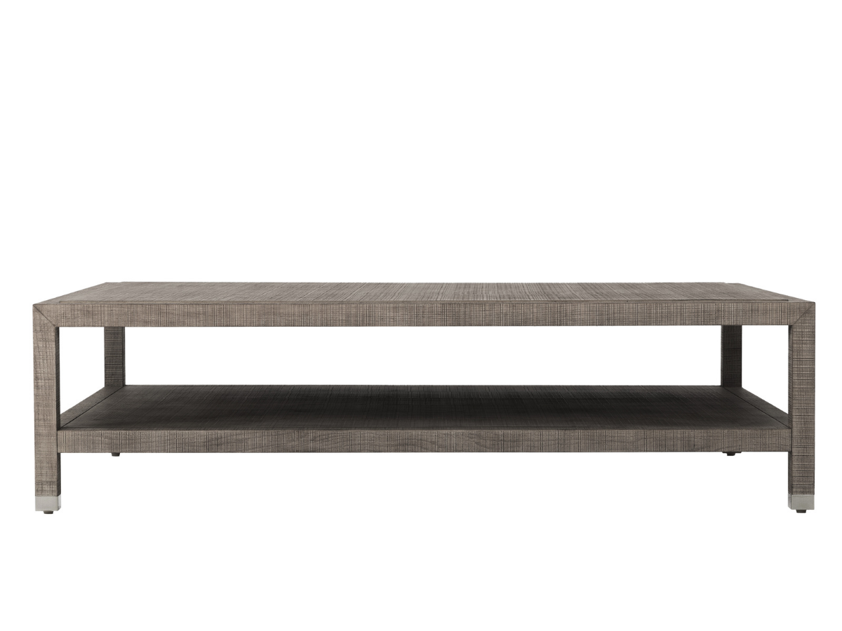 Bacara Modern Classic Wood Brushed Coffee Table 60'