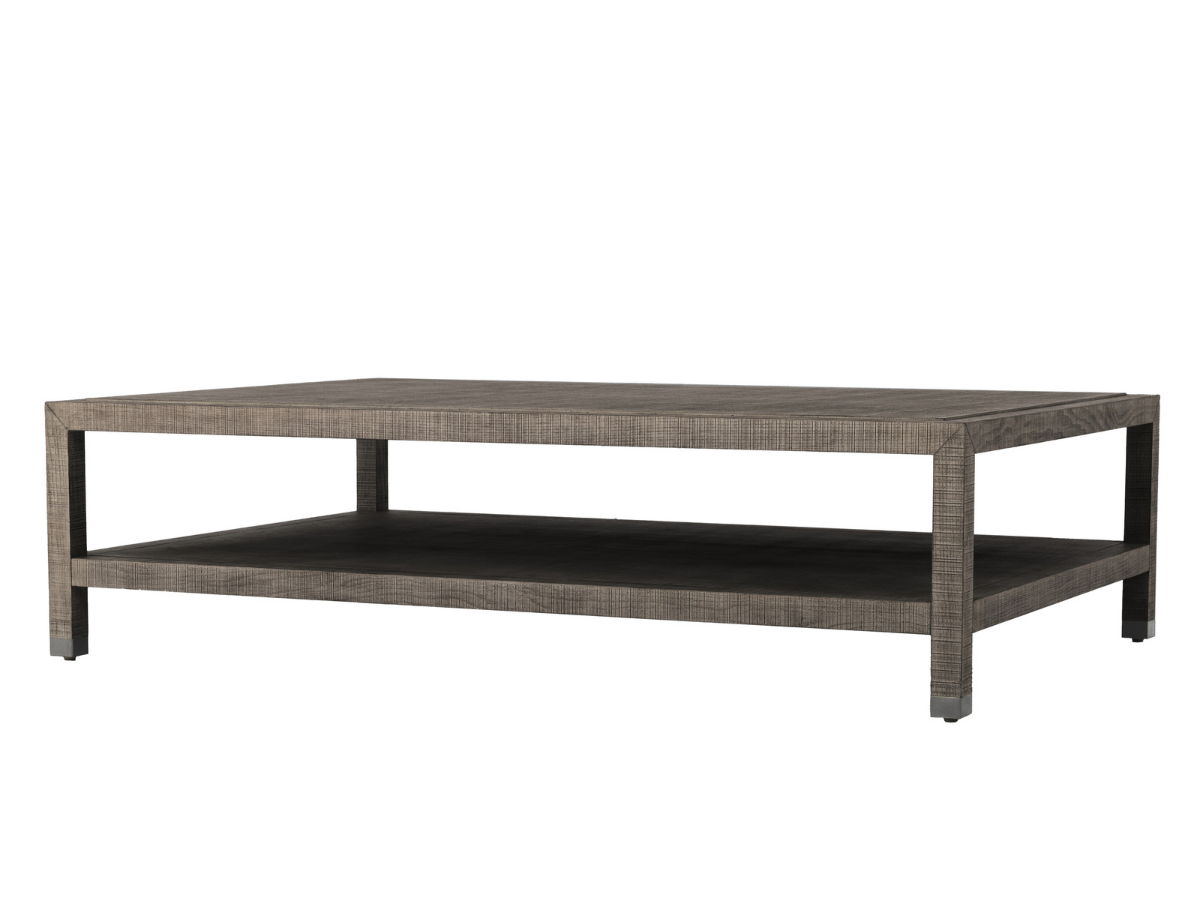 Bacara Modern Classic Wood Brushed Coffee Table 60'