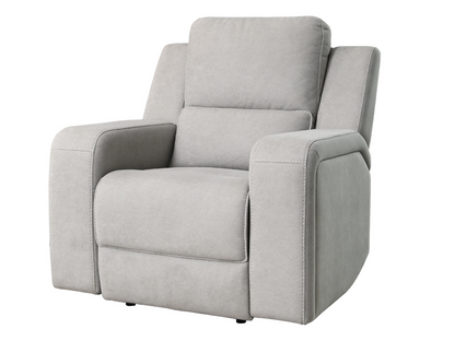Margaret Fabric Manual Recliner - Gray