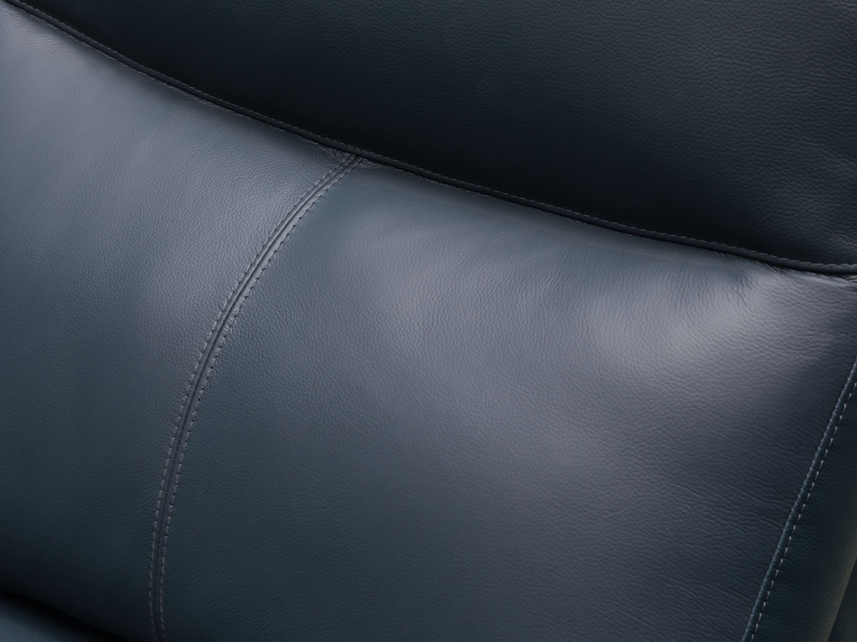 Kimmel Power Reclining Leather Sectional with Power Headrests