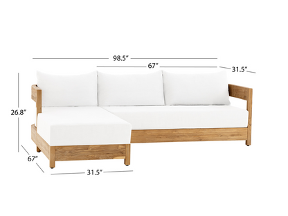 Santino® Outdoor 2-Piece Sectional