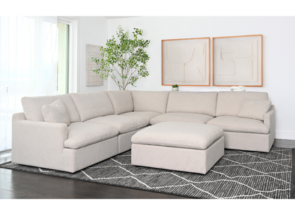 Capri Feather and Down 6-pc Modular Sectional