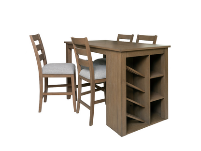 Kaylen 5-pc Dining Set with Storage