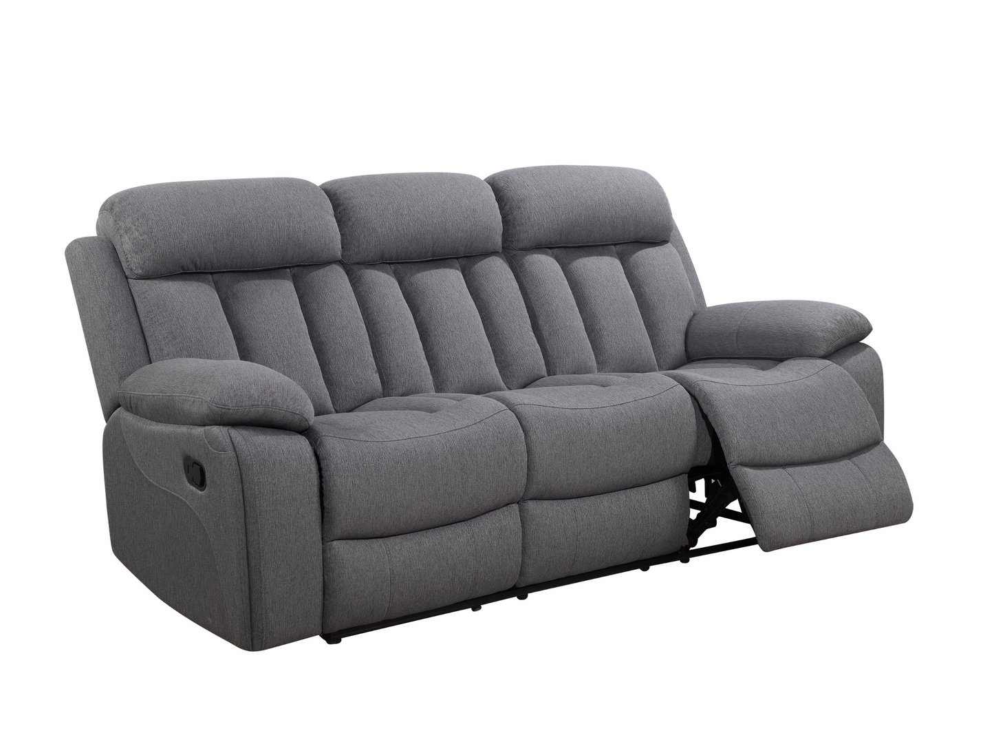 Fletcher Stain-Resistant Fabric Reclining 3-pc Sofa Set