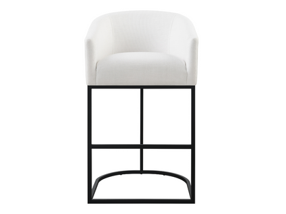 Jace Upholstered Bar Stool - White