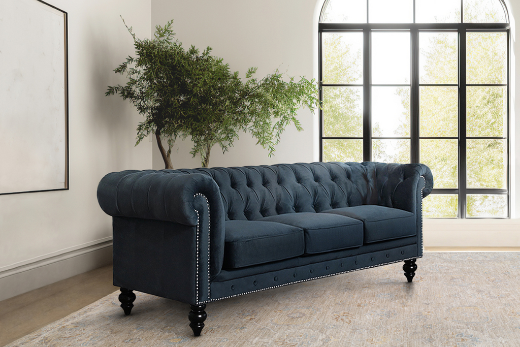 Abbyson robyn deals velvet settee loveseat