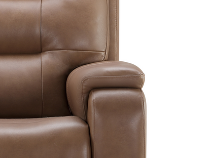 Waylen Top-Grain Leather Manual Recliner