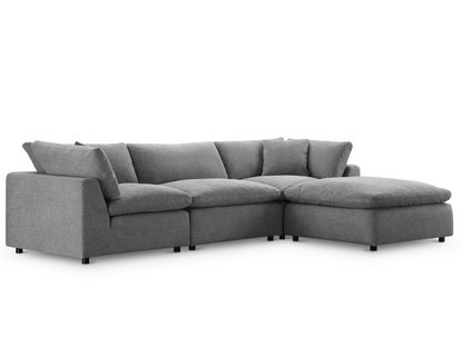 JoJo Fletcher Luxe Feather and Down 4-pc Sectional Set