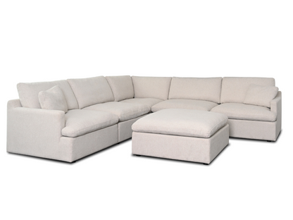 Capri Feather and Down 6-pc Modular Sectional