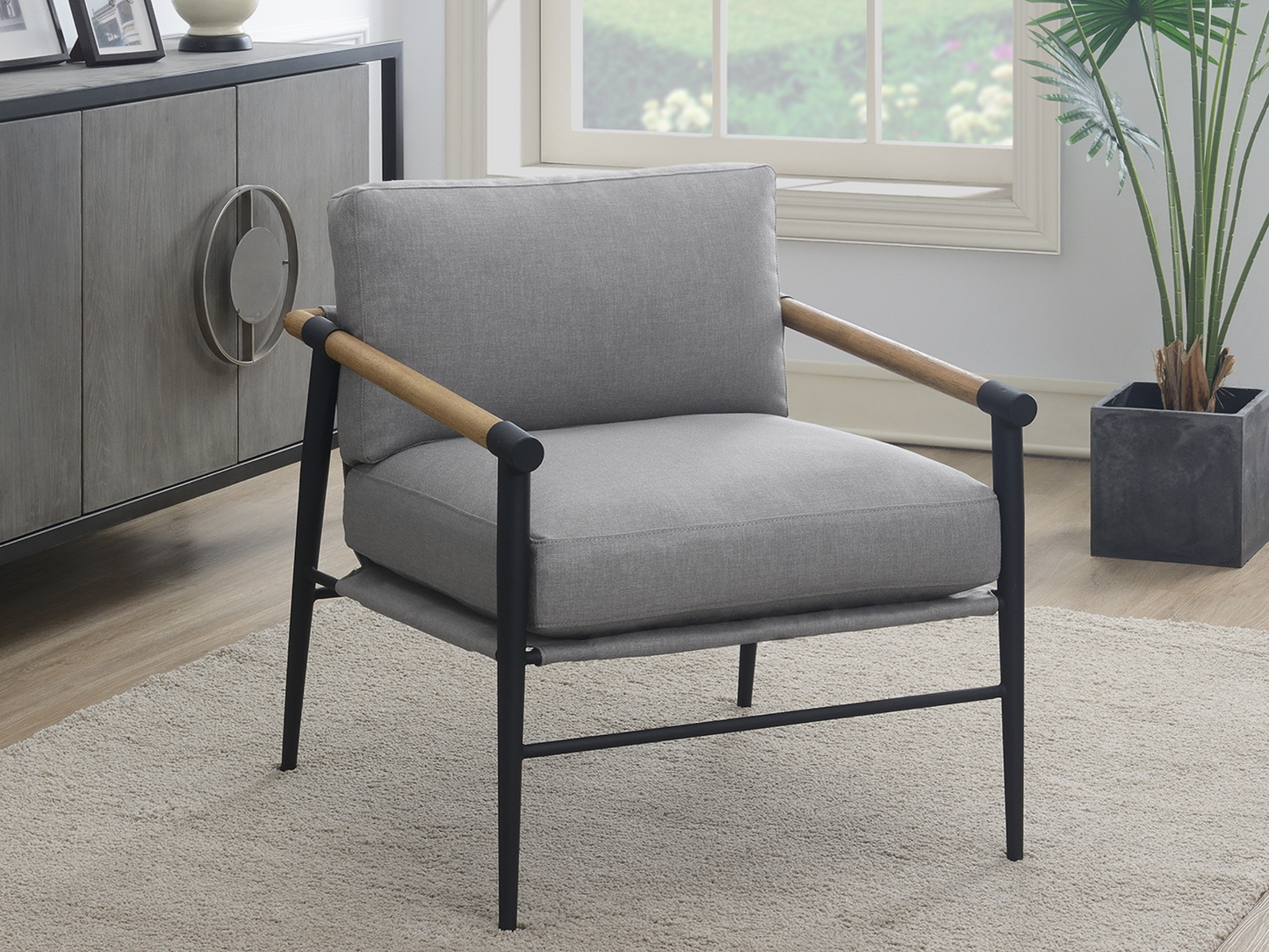 Parker Stain-Resistant Fabric Armchair