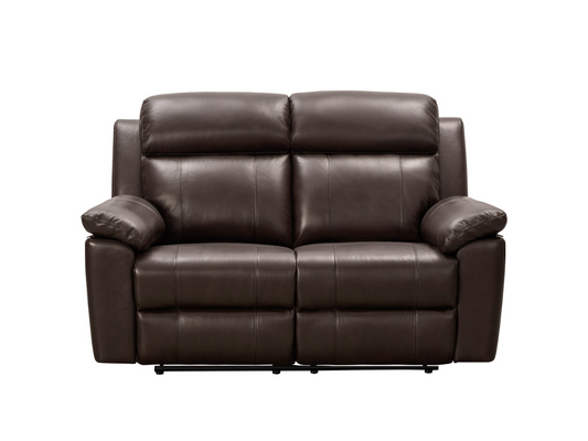 Braylen Top Grain Leather Reclining Loveseat - Brown