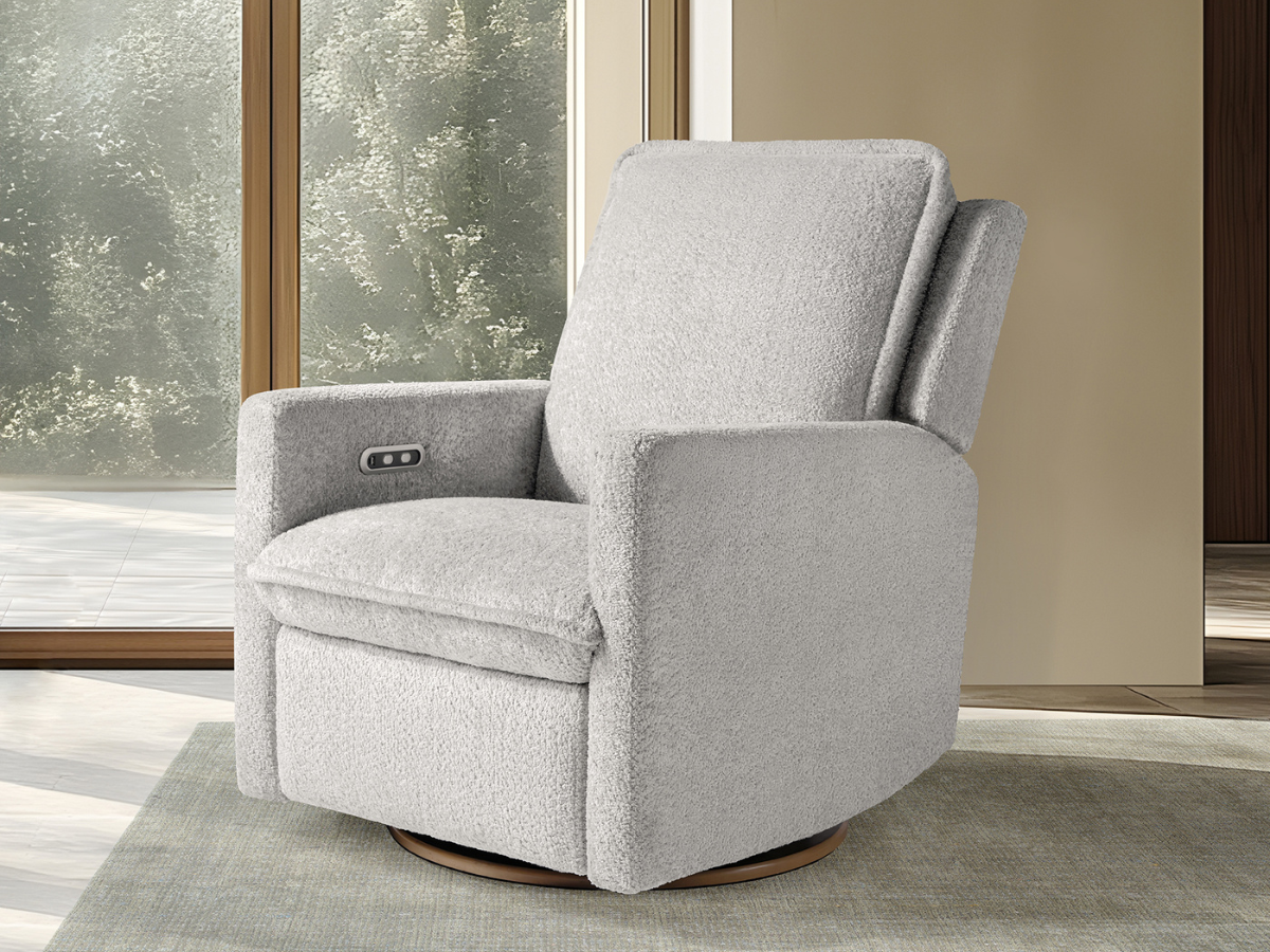 Ayden Boucle Swivel Glider Power Recliner
