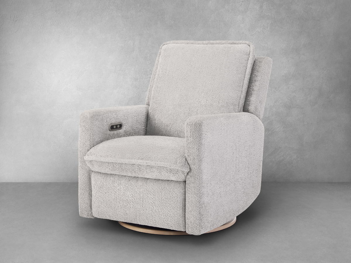 Ayden Boucle Swivel Glider Power Recliner