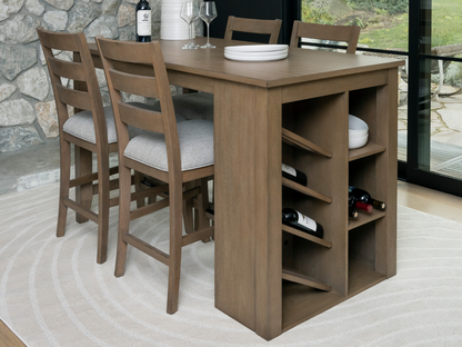 Kaylen 5-pc Dining Set with Storage