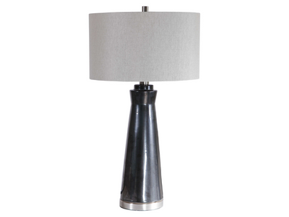 Abbyson Home Arlo Dark Charcoal Table Lamp