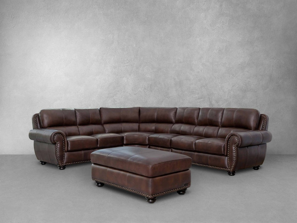 Abbyson living shop leather sectional