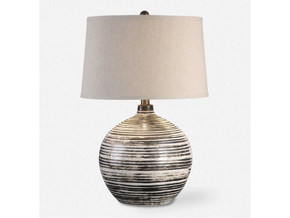 Abbyson Home Bodhi Mocha Ivory Lamp