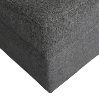 Brentwood 3-pc Fabric Modular Sectional - Dark Gray (No Ottoman)