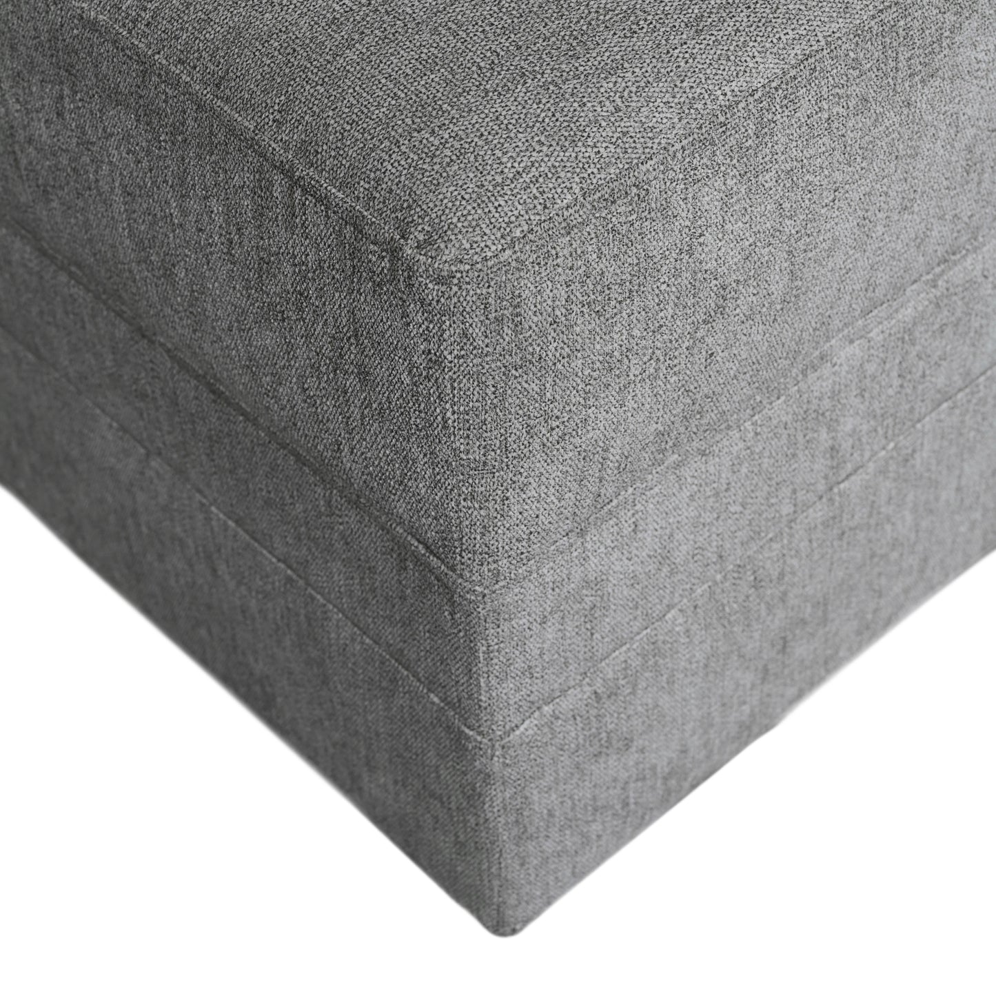 Brentwood 3-pc Fabric Modular Sectional - Gray (No Ottoman)