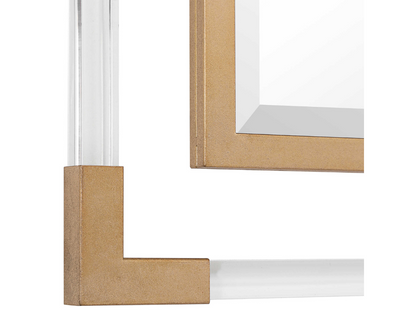 Abbyson Home Brizo Golden Square Mirror