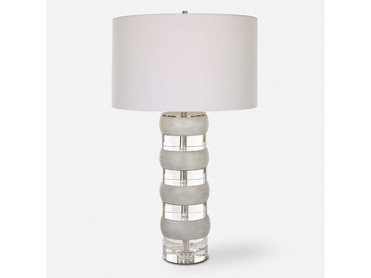 Abbyson Home Brynne Crystal & Wood Table Lamp